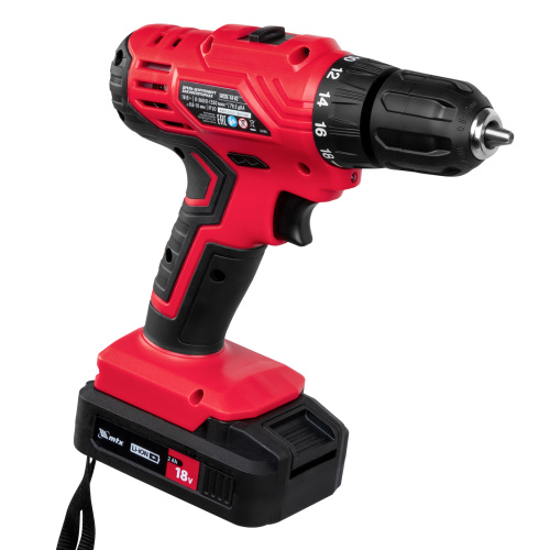 Дрель-шуруповерт аккумуляторная MCDL-18-02, Li-Ion, 18 В, 2 акк. MTX по ценам производителя в Краснодаре с доставкой по всей России