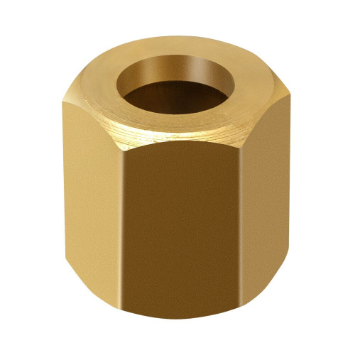 Гайка накидная М12х1,25, латунь по ценам производителя в Краснодаре с доставкой по всей России