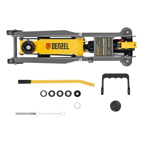 Домкрат гидравлический подкатной с фиксатором, 3 т, 190-532 мм, SUV/ Denzel по ценам производителя в Краснодаре с доставкой по всей России