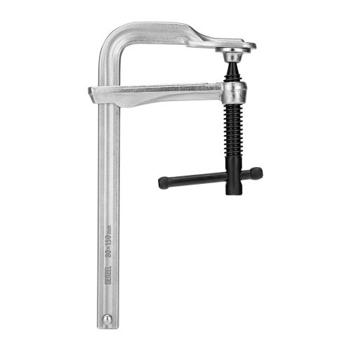 Струбцина F-образная, 80x150мм, кованая Denzel по ценам производителя в Краснодаре с доставкой по всей России