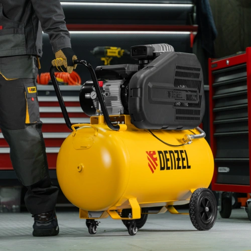 Компрессор воздушный рем. привод BCI 2200/100, 2,2 кВт, 100 литров, 420 л/мин Denzel по ценам производителя в Краснодаре с доставкой по всей России