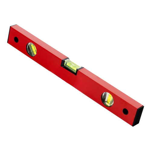 Уровень алюминиевый, 400 мм, 3 глазка, красный, линейка Matrix по ценам производителя в Краснодаре с доставкой по всей России