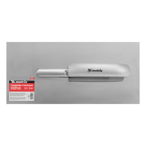 Гладилка из нержавеющей стали, 280 х 130 мм, деревянная ручка Matrix по ценам производителя в Краснодаре с доставкой по всей России