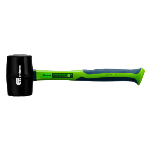 Киянка резиновая, 680 г, черная резина, фибергласовая рукоятка Сибртех по ценам производителя в Краснодаре с доставкой по всей России