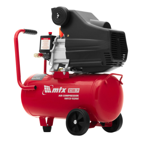 Компрессор воздушный DC1500L/24, 1,5 кВт, 24 л, 210 л/мин MTX по ценам производителя в Краснодаре с доставкой по всей России