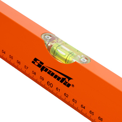 Уровень алюминиевый, 1200 мм, 3 глазка, желтый, линейка Sparta по ценам производителя в Краснодаре с доставкой по всей России