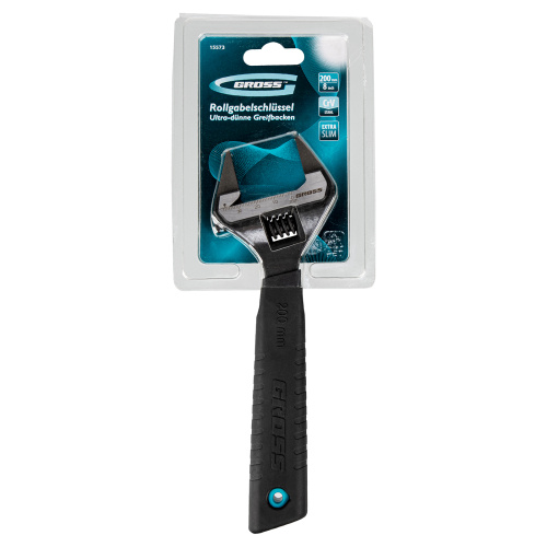 Ключ разводной, 200 мм, CrV, ультратонкие губки Gross по ценам производителя в Краснодаре с доставкой по всей России