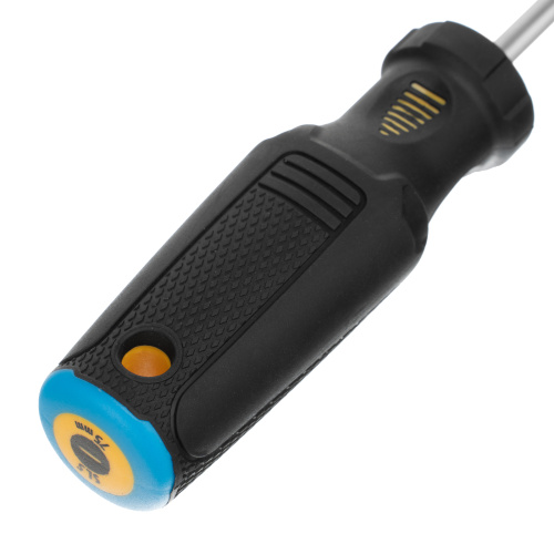 Отвертка SL5x75 мм, CrV, трехкомпонентная рукоятка Denzel по ценам производителя в Краснодаре с доставкой по всей России