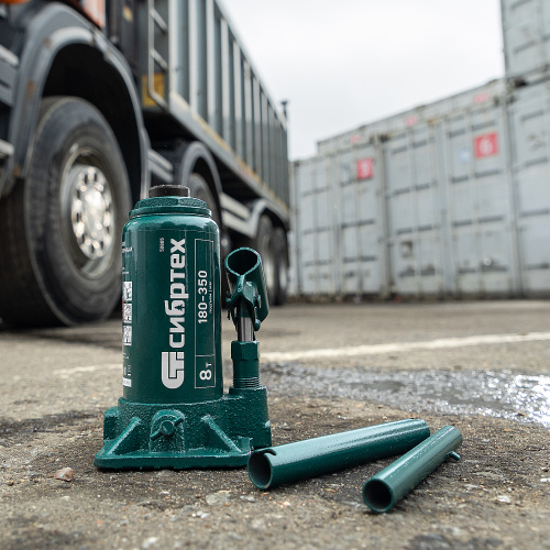 Домкрат гидравлический бутылочный, 8 т, 180-350 мм Сибртех по ценам производителя в Краснодаре с доставкой по всей России