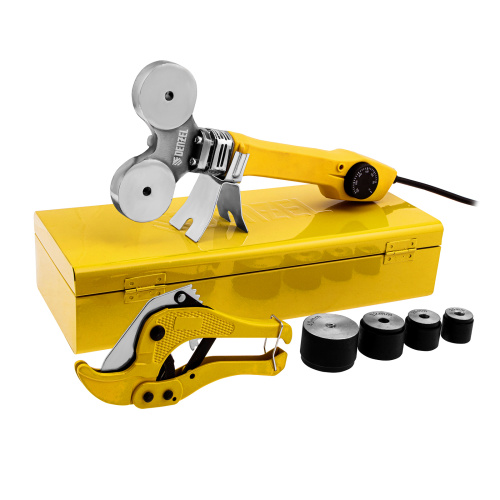 Аппарат для сварки пластиковых труб DWP-750, 750 Вт, 0-300 град, 4 насадки, 20-40 мм Denzel по ценам производителя в Краснодаре с доставкой по всей России