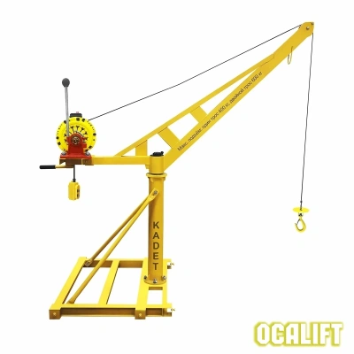 Мини кран KADET поворотный с лебёдкой TSA-CL 300 кг 60м Свободный спуск купить в Москве с доставкой по всей России | ProtosMarket.ru