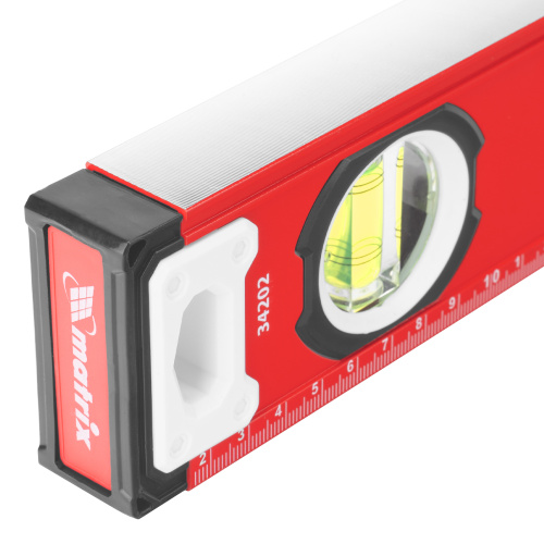 Уровень алюминиевый, фрезерованный, 3 глазка, рукоятки, 800 мм Matrix по ценам производителя в Краснодаре с доставкой по всей России