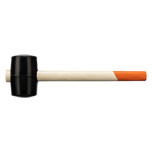 Киянка резиновая, 450 г, черная резина, деревянная рукоятка Sparta по ценам производителя в Краснодаре с доставкой по всей России