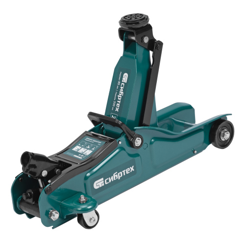 Домкрат гидравлический подкатной, 2 т, 85-330 мм, низкий подхват Сибртех по ценам производителя в Краснодаре с доставкой по всей России