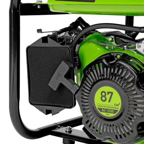 Генератор бензиновый БС-1200, 1 кВт, 230 В, четырехтактный, 5.5 л, ручной стартер Сибртех по ценам производителя в Краснодаре с доставкой по всей России