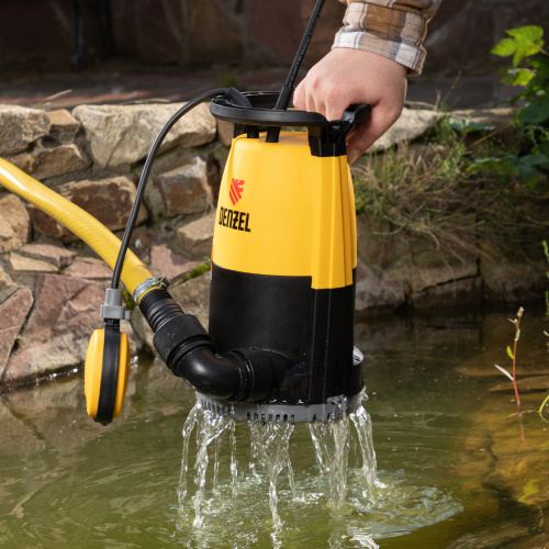 Дренажный насос для чистой и грязной воды DP450S, 450 Вт, напор 6 м, 12000 л/ч Denzel по ценам производителя в Краснодаре с доставкой по всей России