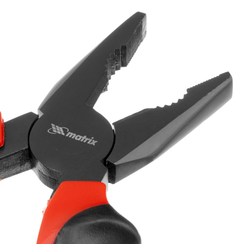Плоскогубцы комбинированные Black Nickel, 160 мм, двухкомпонентные рукоятки Matrix по ценам производителя в Краснодаре с доставкой по всей России