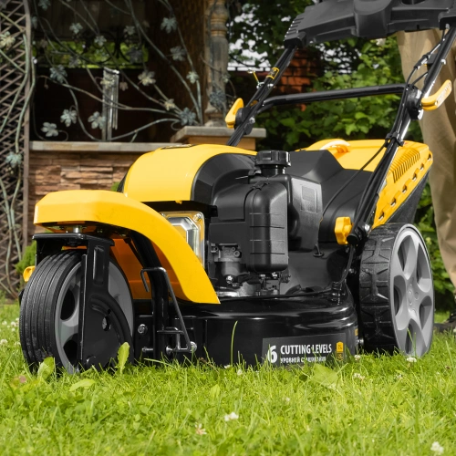 Бензиновая газонокосилка GLT-460SP-T, Trike 149 см3, 46 см, привод, панель, 60л Denzel по ценам производителя в Краснодаре с доставкой по всей России