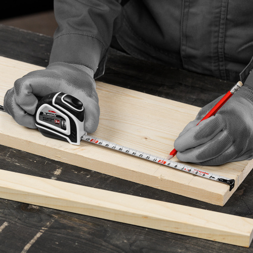 Рулетка Autostop,3 м х 16 мм,двухкомпонентный корпус,автоматическая фиксация,Pro Matrix по ценам производителя в Краснодаре с доставкой по всей России