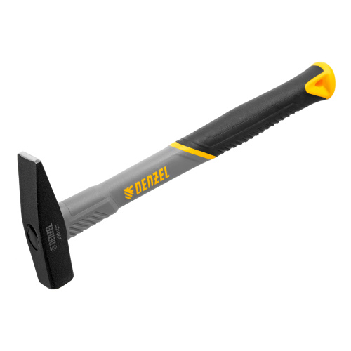 Молоток слесарный, 200 г, кованый, фибергласовая рукоятка c TPR покрытием Denzel по ценам производителя в Краснодаре с доставкой по всей России