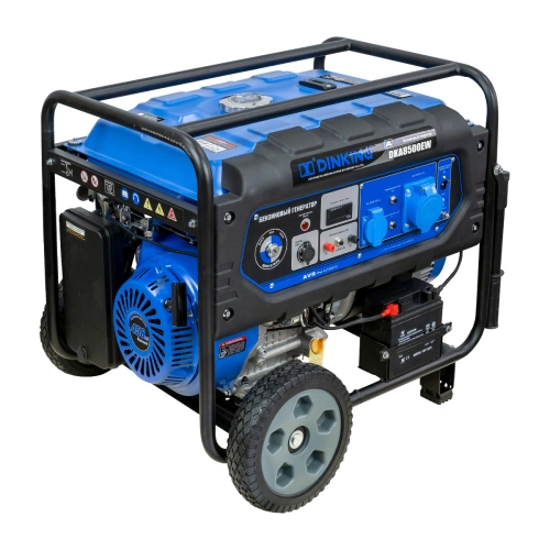 Генератор бензиновый Dinking DKA8500EW (8,5кВт, электростартер, 17лс, колёса, АВР) по ценам производителя в Краснодаре с доставкой по всей России