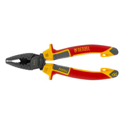 Плоскогубцы комбинированные, диэлектрические трехкомпонентные рукоятки до 1000 В, 165 мм Denzel по ценам производителя в Краснодаре с доставкой по всей России