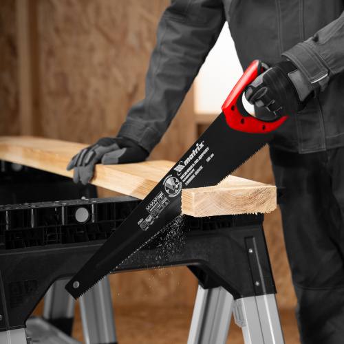 Ножовка по дереву, 500 мм, 7-8 TPI, зуб-3D, каленый зуб, тефлоновое покрытие полотна, двухкомпонентная рукоятка Matrix по ценам производителя в Краснодаре с доставкой по всей России