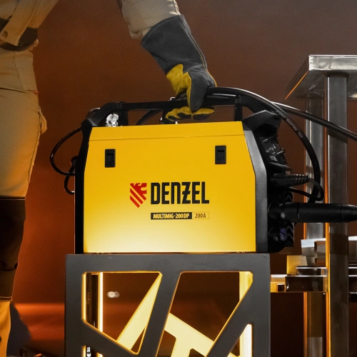 Аппарат инвертор. полуавтомат. сварки MultiMIG-200DP Synergy Double Pulse, 200 А, ПВ 80% Denzel по ценам производителя в Краснодаре с доставкой по всей России