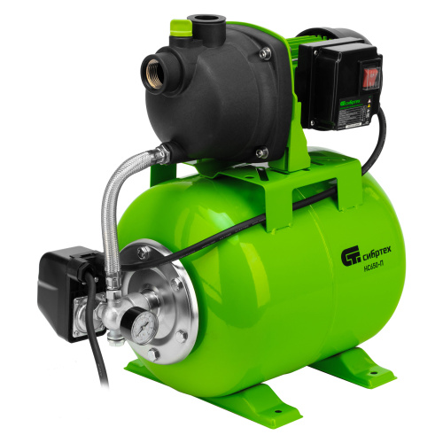 Насосная станция НС650-П, 650 Вт, напор 37 м, 3200 л/ч, ресивер 19 л Сибртех по ценам производителя в Краснодаре с доставкой по всей России