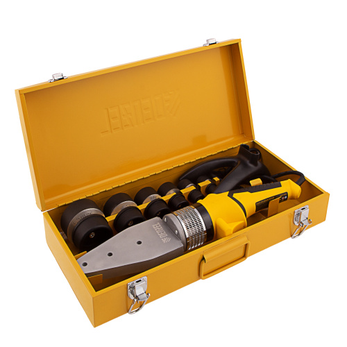 Аппарат для сварки пластиковых труб DWP-2000, Х-Pro, 2000 Вт, 300 град, комплект насадок, 20-63 мм Denzel по ценам производителя в Краснодаре с доставкой по всей России