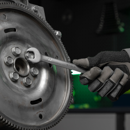 Набор ключей комбинированных 6-19 мм, 8 шт., CrV, матовый хром Stels по ценам производителя в Краснодаре с доставкой по всей России