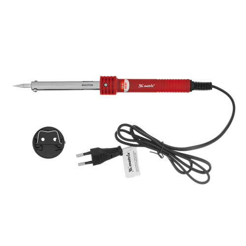 Паяльник, пластиковая рукоятка, медный наконечник с долговечным защитным покрытием, 220 В, 60 W Matrix по ценам производителя в Краснодаре с доставкой по всей России