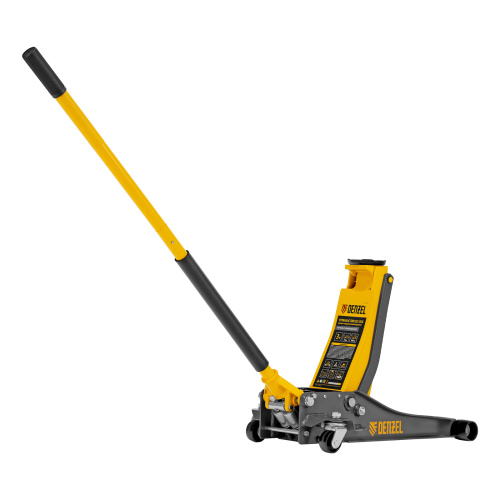 Домкрат гидравлический подкатной, 3 т, 75-500 мм, быстрый подъем, низкий подхват, проф. Denzel по ценам производителя в Краснодаре с доставкой по всей России