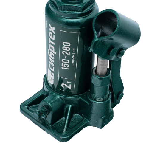 Домкрат гидравлический бутылочный, 2 т, 150-280 мм Сибртех по ценам производителя в Краснодаре с доставкой по всей России