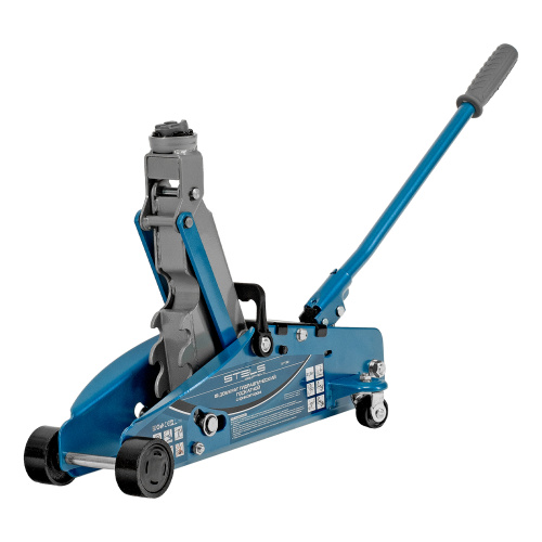 Домкрат гидравлический подкатной с фиксатором, 2.5 т, Safety Pin, 140-385 мм, в кейсе Stels по ценам производителя в Краснодаре с доставкой по всей России