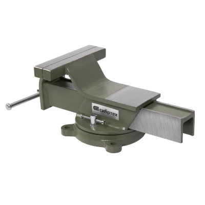 Тиски слесарные, 150 мм, стальные, поворотные Сибртех по ценам производителя в Краснодаре с доставкой по всей России