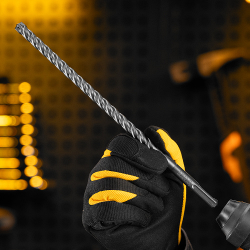 Бур по бетону, цельная крестовая пластина, 10x265 мм, SDS PLUS Denzel по ценам производителя в Краснодаре с доставкой по всей России