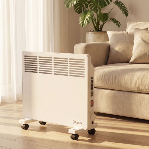 Конвектор электрический КМ-1000.1, 230 В, 1000 Вт, X-образный нагреватель, колеса, термостат MTX по ценам производителя в Краснодаре с доставкой по всей России