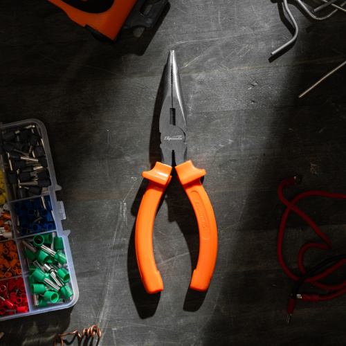 Длинногубцы изогнутые Classic, 160 мм, шлифованные, пластмассовые рукоятки Sparta по ценам производителя в Краснодаре с доставкой по всей России