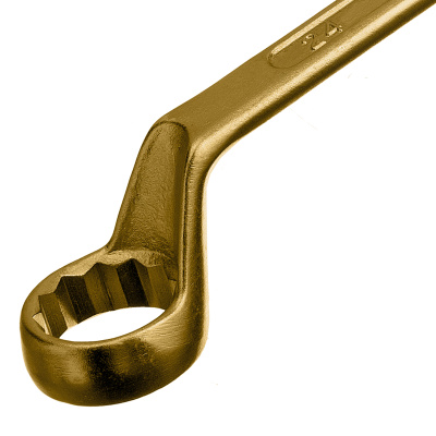 Ключ накидной, 22 х 24 мм, желтый цинк Сибртех по ценам производителя в Краснодаре с доставкой по всей России