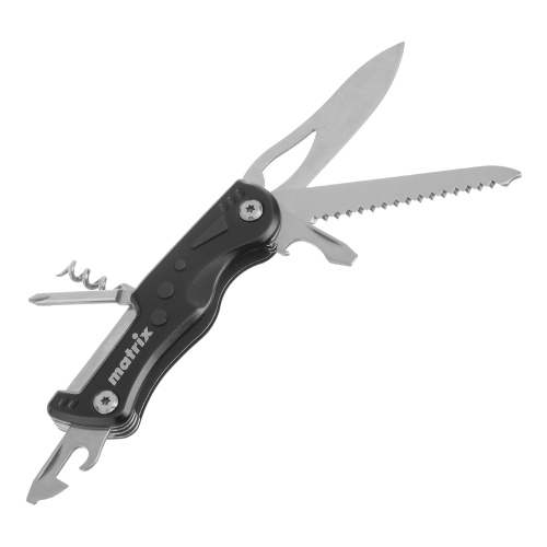 Нож многофункциональный, 7 функций, в чехле, 107 мм Matrix по ценам производителя в Краснодаре с доставкой по всей России