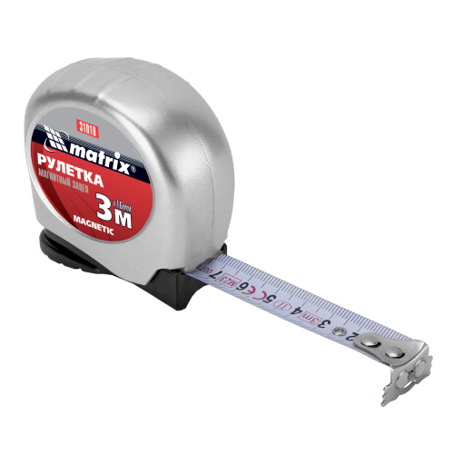 Рулетка Magnetic,3 м х 16 мм,магнитный зацеп Matrix по ценам производителя в Краснодаре с доставкой по всей России