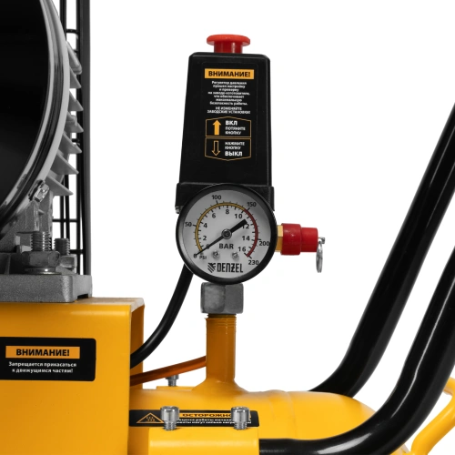 Компрессор воздушный рем. привод BCV 4000-T/100, 4,0 кВт, 100 литров, 690 л/мин Denzel по ценам производителя в Краснодаре с доставкой по всей России