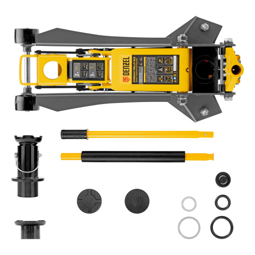 Домкрат гидравлический подкатной, 2/3 т, 98-770 мм, быстрый подъем, низ. подхват, проф, SUV Denzel по ценам производителя в Краснодаре с доставкой по всей России