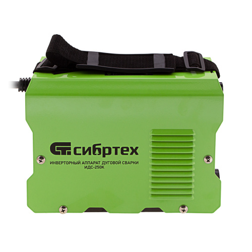 Инверторный аппарат дуговой сварки ИДС-250K, 250 А, ПВ 80%, диаметр электрода 1,6-5 мм Сибртех по ценам производителя в Краснодаре с доставкой по всей России