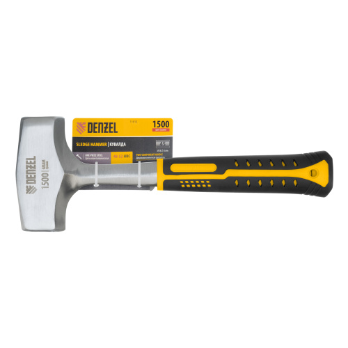 Кувалда 1,5 кг, цельнометаллическая, двухкомпонентная рукоятка Denzel по ценам производителя в Краснодаре с доставкой по всей России