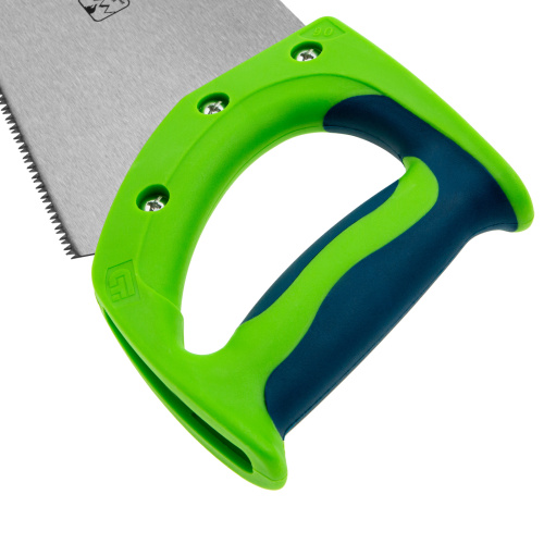 Ножовка по дереву "Зубец", 400 мм, 11 TPI, зуб 2D, каленый зуб, 2-х компонентная рукоятка Сибртех по ценам производителя в Краснодаре с доставкой по всей России