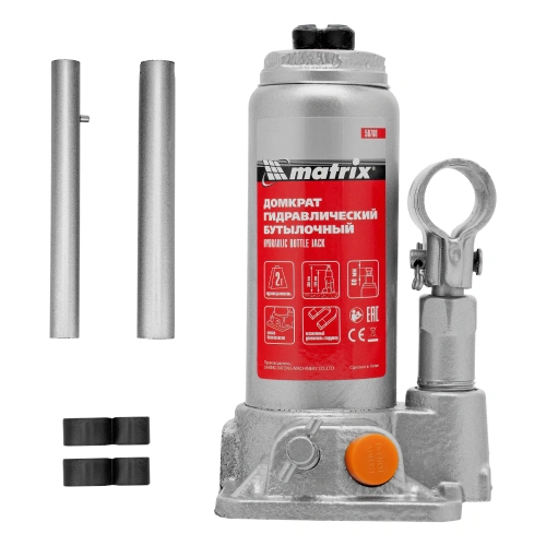 Домкрат гидравлический бутылочный, 2 т, h подъема 158-308 мм Matrix по ценам производителя в Краснодаре с доставкой по всей России