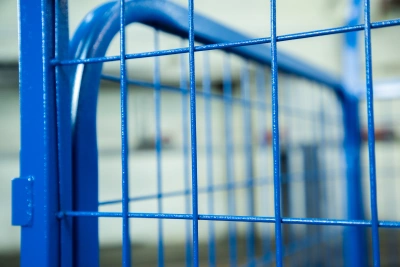 Тележка платформенная TOR ТП-2С (600х900) с бортами из сетки и двумя ручками (колеса 160 мм) по ценам производителя в Краснодаре с доставкой по всей России