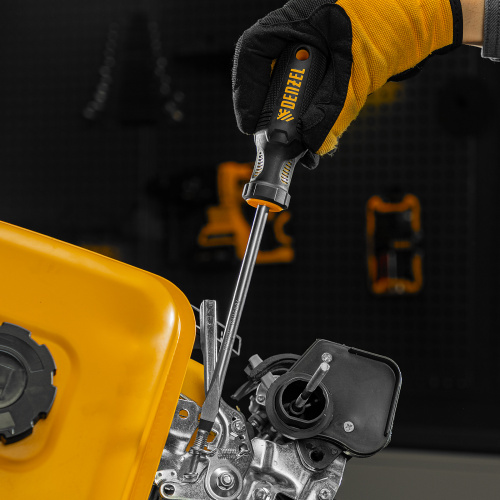 Отвертка SL8x150 мм, CrV, трехкомпонентная рукоятка Denzel по ценам производителя в Краснодаре с доставкой по всей России